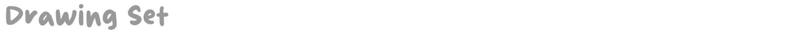 Drawing Set font preview